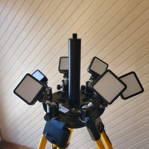 Système d'éclairage avec lampes pivotantes pour le trépied scanning LED Lights for Tripod – Image 4