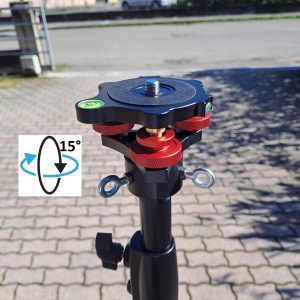 Elevatore Telescopico con livellatore manuale per BLK360 UPLIFT400 - immagine 3