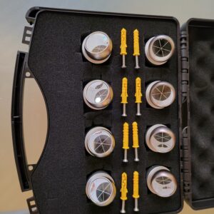 25.4mm Mini Sphere Prism with Magnetic Base for Total Station Monitoring - Image 4