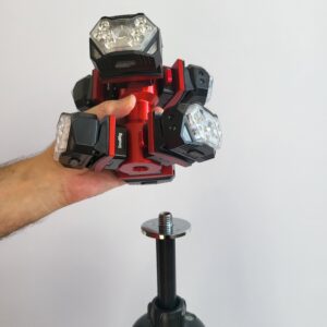 Sistema di illuminazione per scansioni su treppiede con 6 luci LED Lights for Tripod - immagine 3