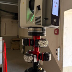Sistema di illuminazione per scansioni su treppiede con 6 luci LED Lights per RTC - immagine 3
